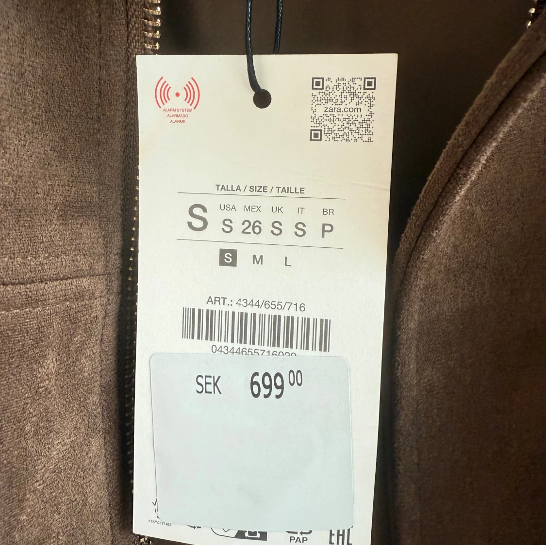 Brun mockajacka från Zara, oversized - 3