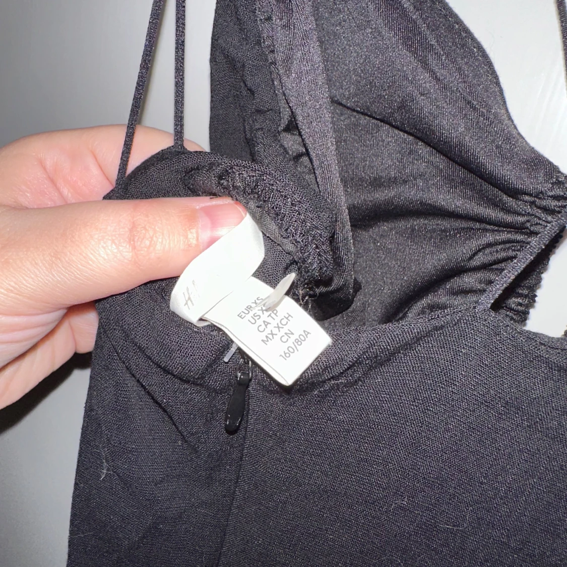 Svart långklänning från H&M strl: XS - 3