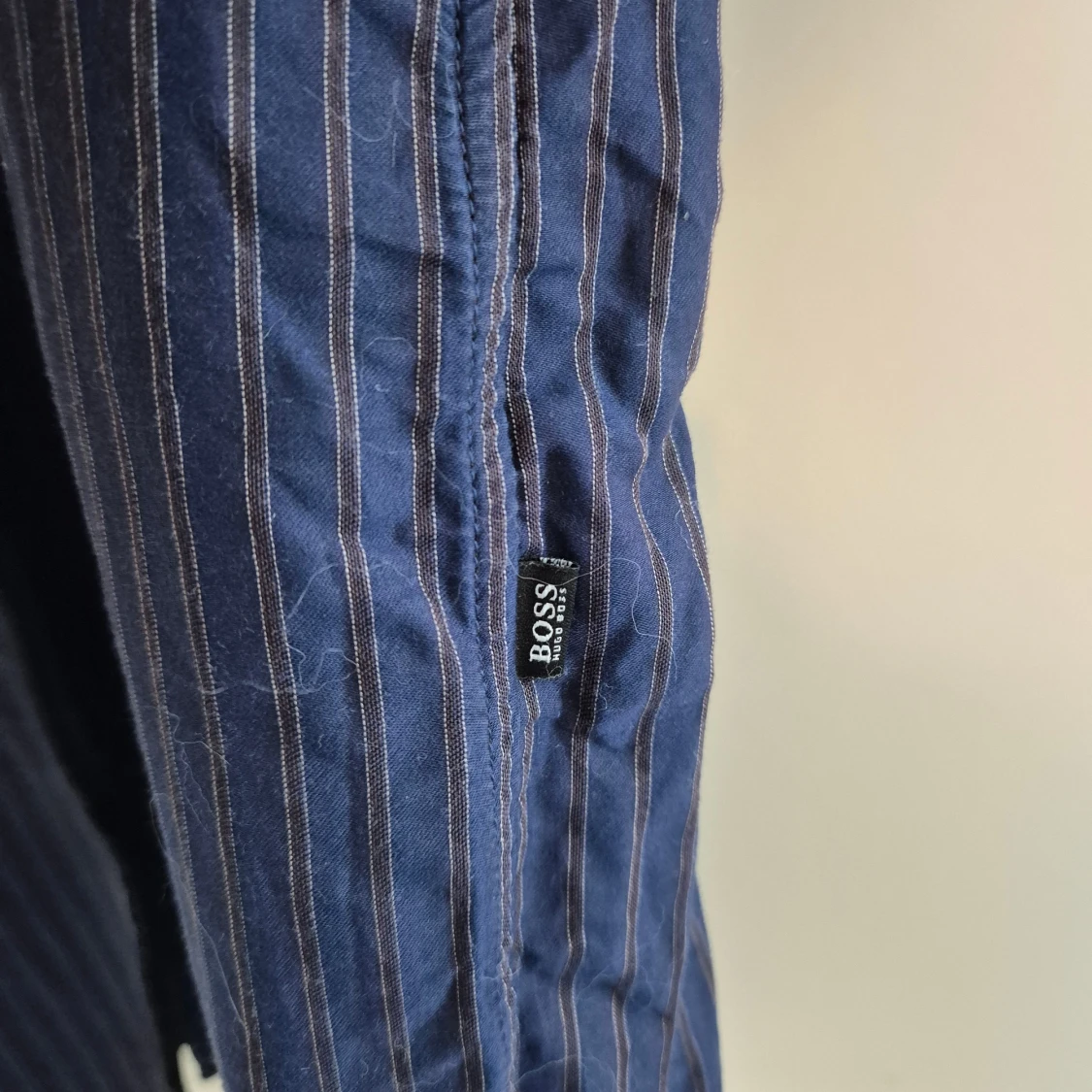 Randig blå skjorta från Hugo Boss - 4