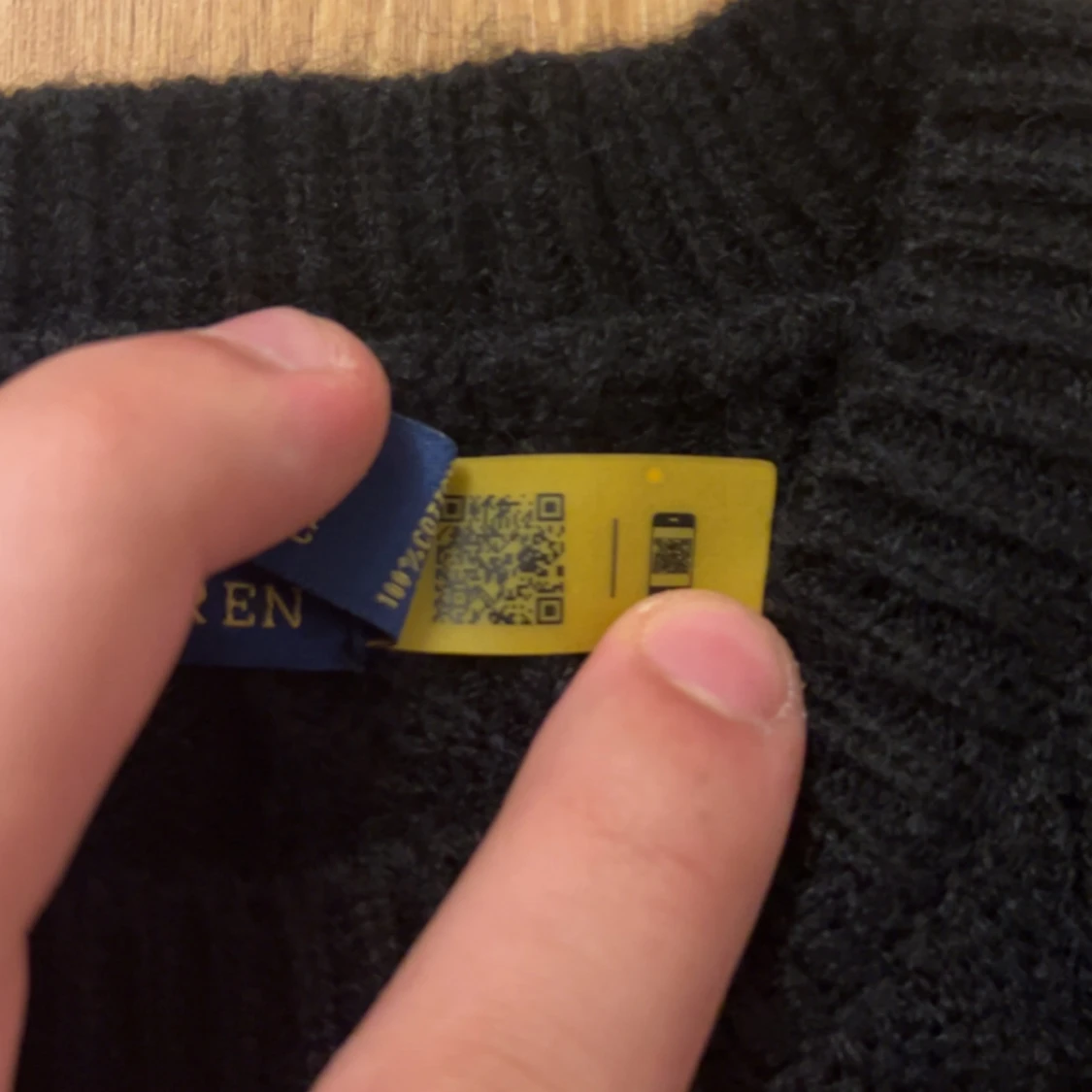 2 st svart,mörkblå polo Ralph Lauren tröjor - 4