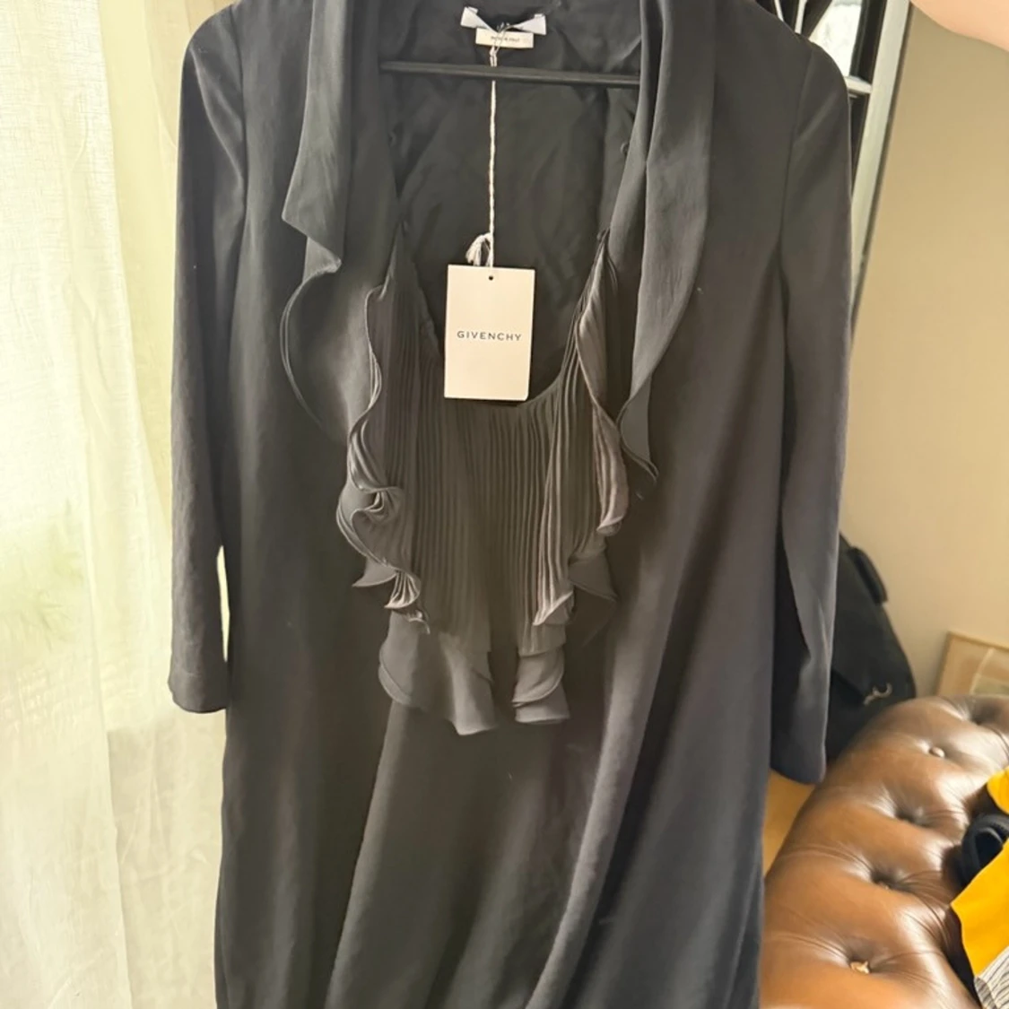 Svart plisserad klänning Givenchy - 1