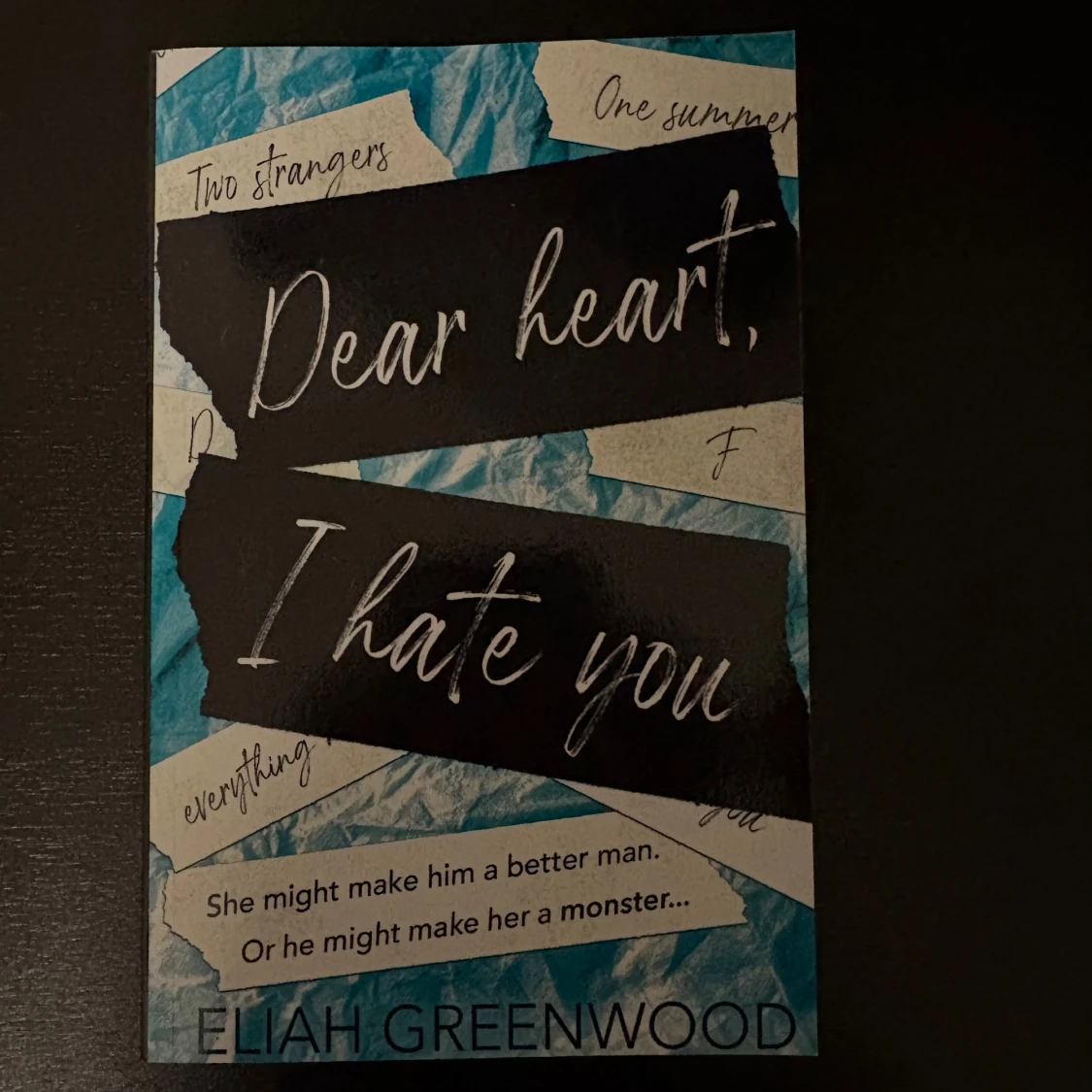 Dear heart, I hate you