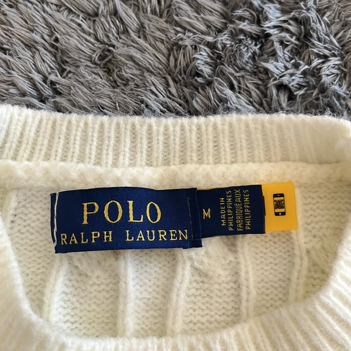 Vit stickad tröja Polo Ralph Lauren - 1