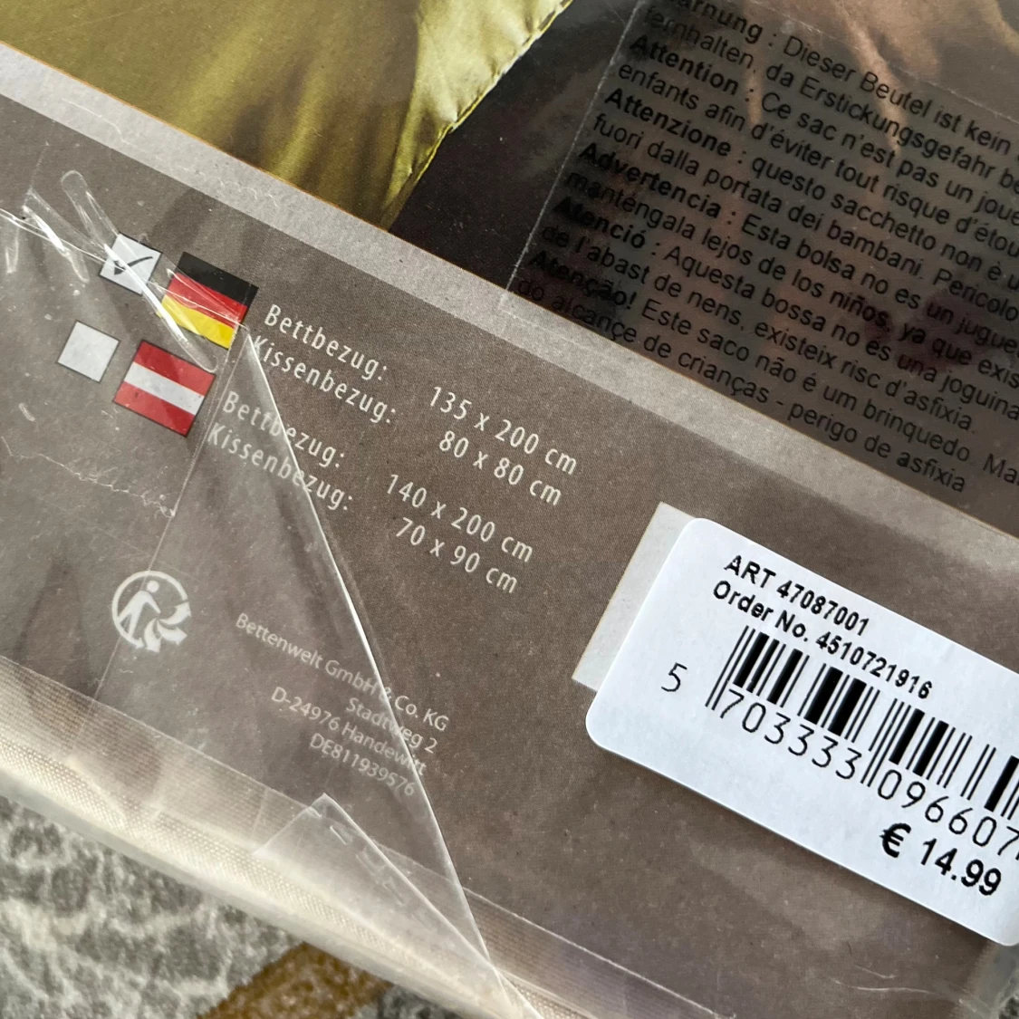 Microfaser-Bettwäsche Classic - 2