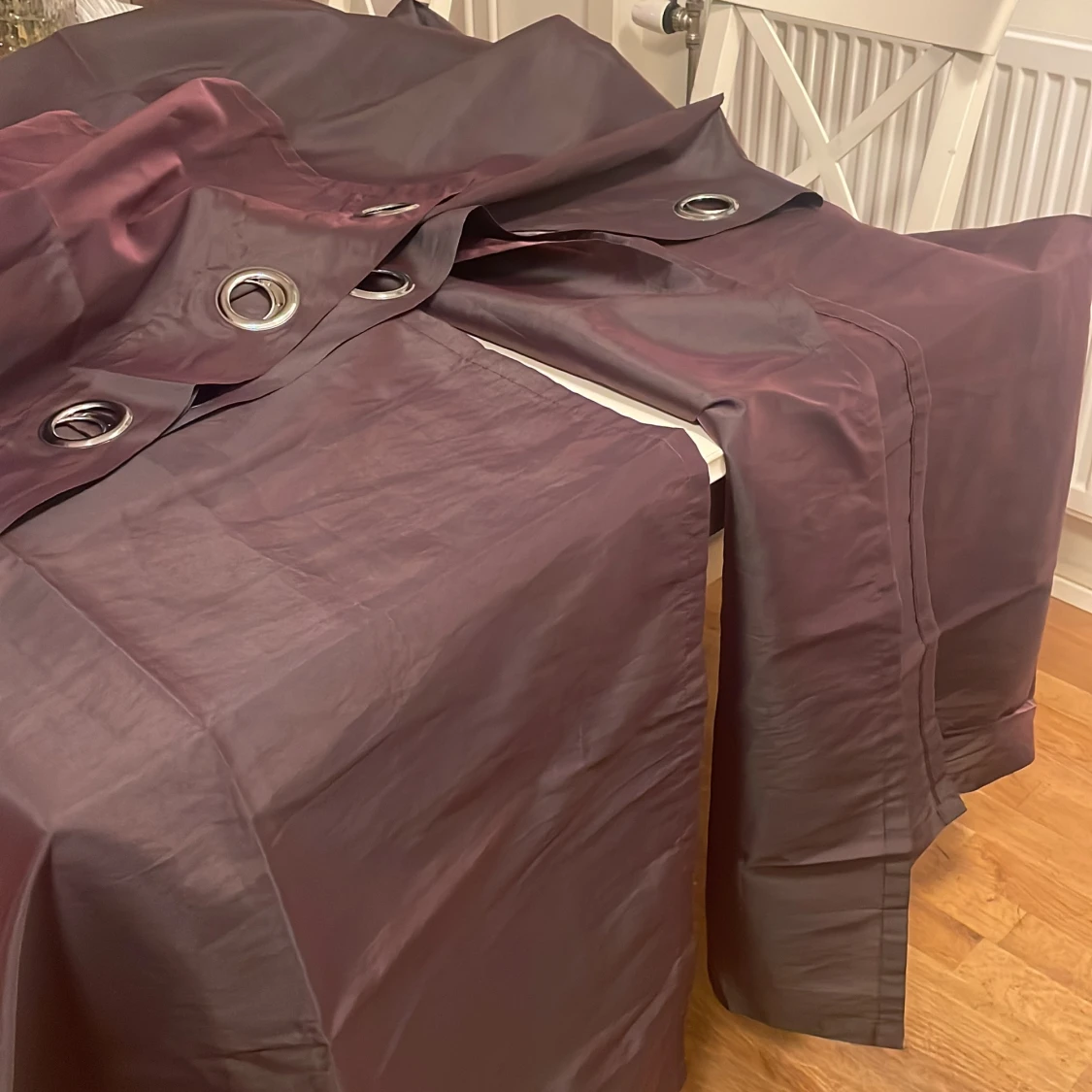 4-pack gardinlängd från IKEA med tofsomtag - 1