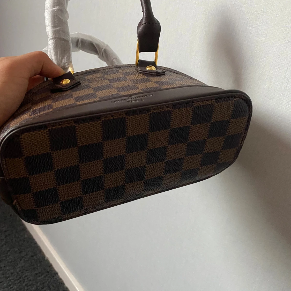 Louis Vuitton Damier handväska brun - 4