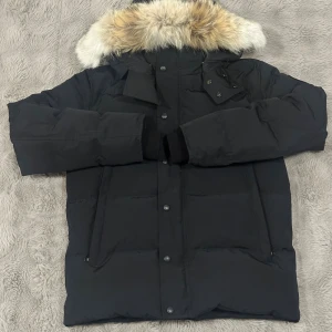 Canada goose whyndham black label (svart) - Nästan helt ny svart Canada goose jacka till salu i black label modellen. Perfekt jacka nu inför vintern. Whyndham.  Storlek: M  Det som ingår är följande: -En Canada goose jacka -päls till jackan -original dustbag för jackan och pälsen  Först till kvarn😊 ❗️Allt fraktas samma dag❗️