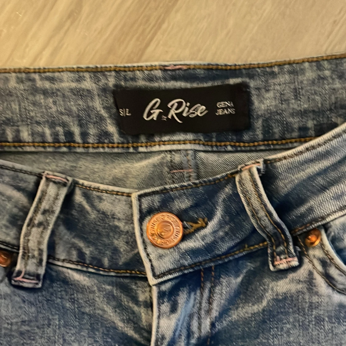 Ljusblå bootcut jeans från G.Rise - 3