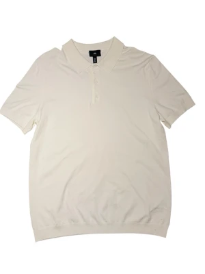 Vit pikétröja från H&M - Säljer en riktigt fet piké från hm. Storlek M och använd en gång bara.