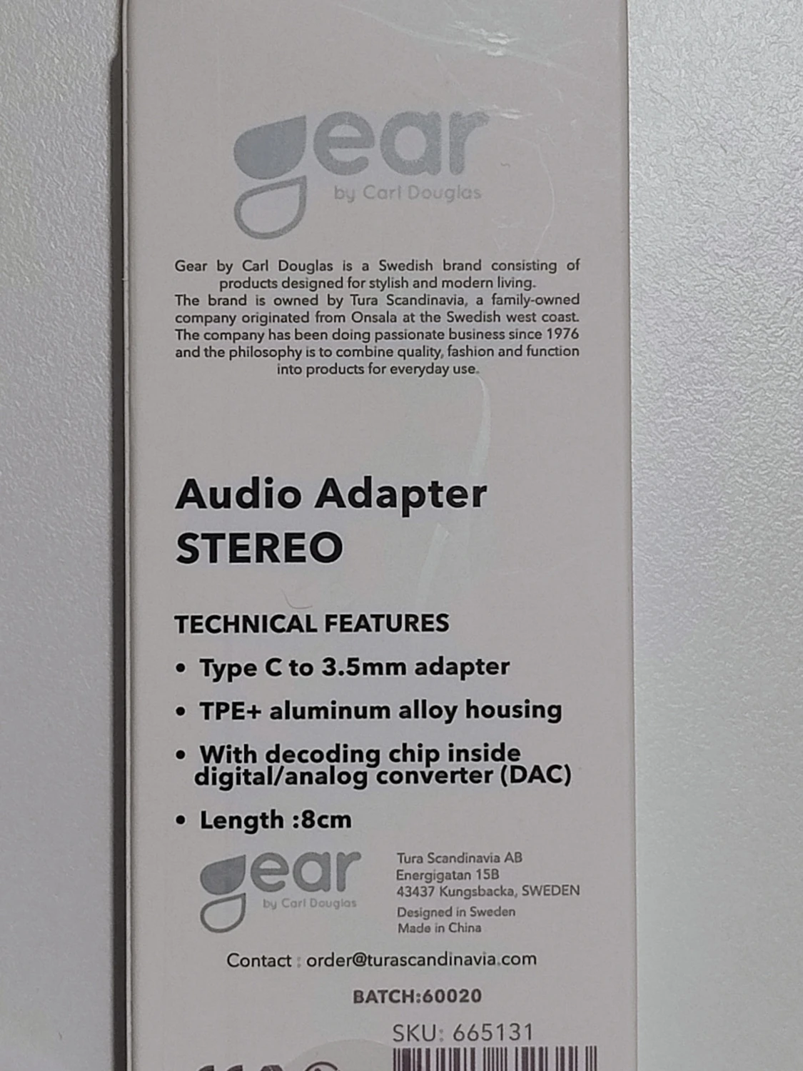 Helt ny Gear Audio Adapter USB-C to 3.5mm Stereo - 2