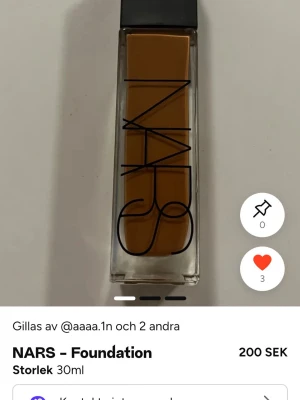 Nars - Foundation  - Återpublicering för fri frakt!