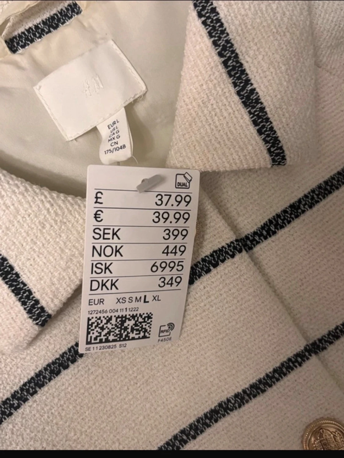 Randig overshirt från H&M - 2