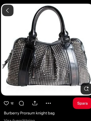 SÖKER  - SÖKER denna väska från Burberry, Studded knight satchel bag. Kontakta mig om du kan tänka dig sälja❤️betalar bra. Skick är inte avgörande