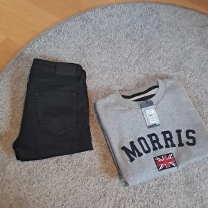 Paket-Pris - Helt ny Morris tröja och knappt använda jack and jones jeans för 300 kr sammanlagt.     Morris:S                                                                Jack and Jones: W31 L32