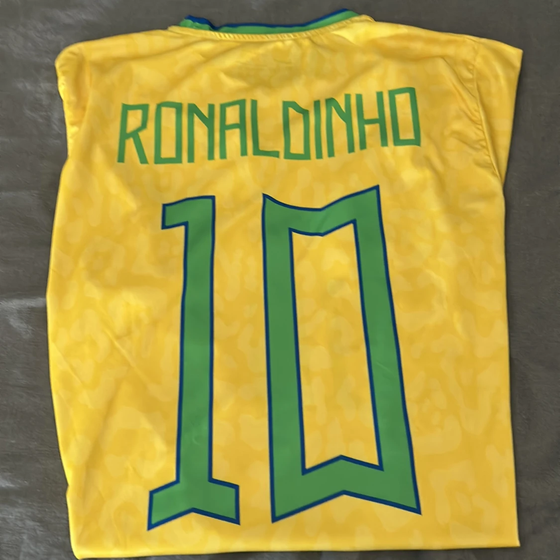 Brasilien Ronaldinho 10 Nike fotbollströja - 3