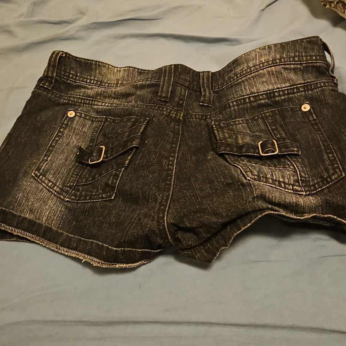 Svarta jeansshorts från NYNY, strl 38 - 1