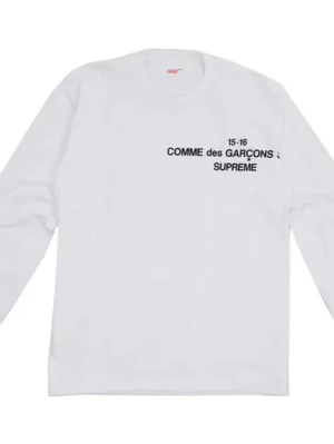 CDG x Supreme FW15 - Skitnsygg long sleeve från supreme och cdg collaben. Storlek M men sitter mer som S. Oanvänt skick. Om du undrar något är de bara att skriva!