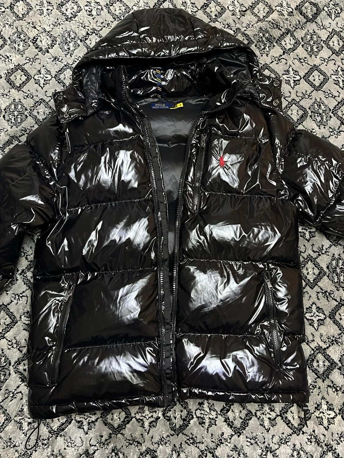 Svart pufferjacka från Polo Ralph Lauren - 2