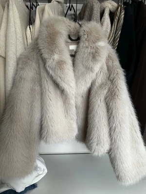 Pälsjacka Zara - Jättefin pälsjacka från Zara, nyskick, aldrig använd💞Storlek XL men passar mig som bär S/XS!