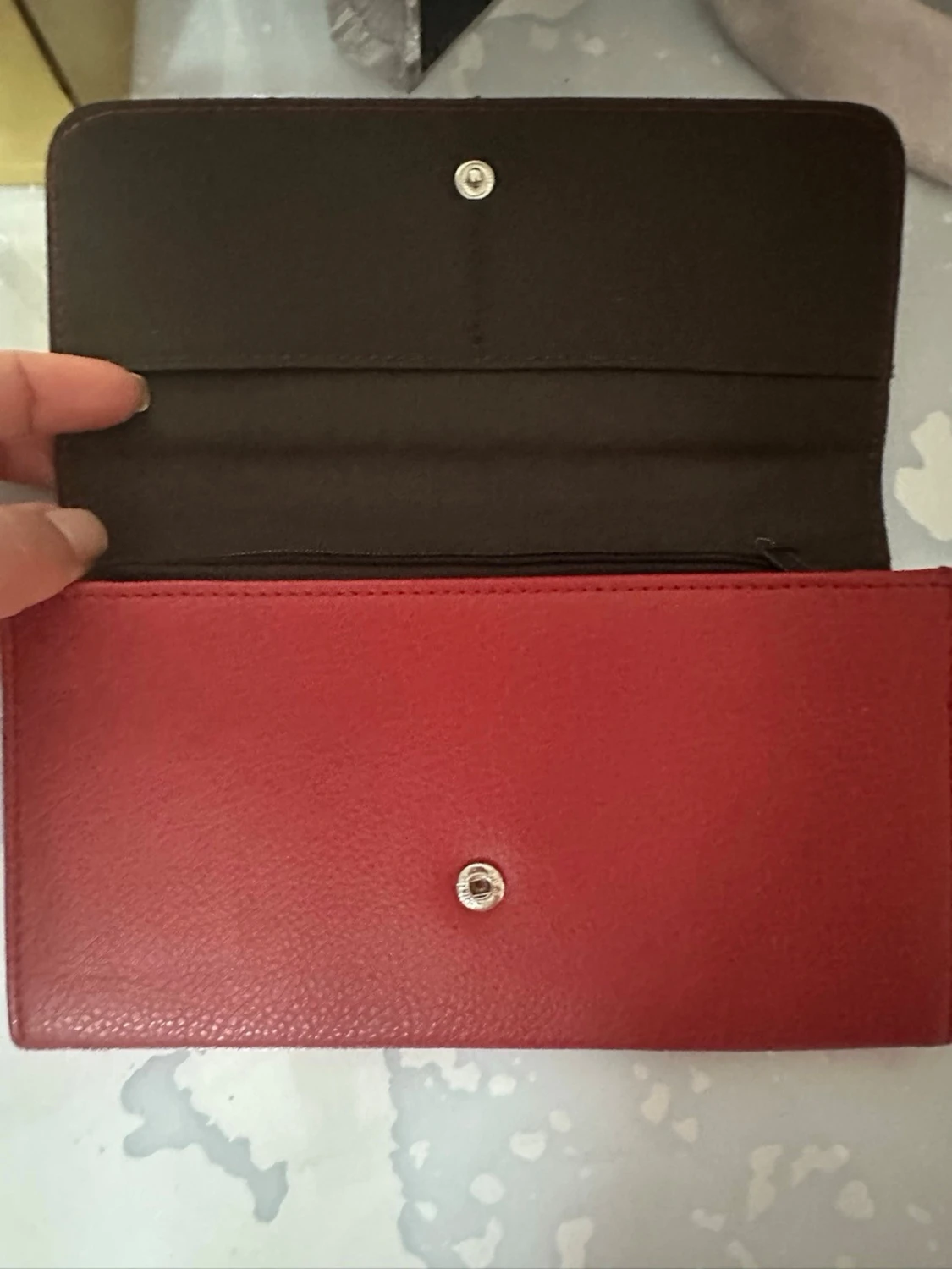 Röd plånbok från Daniel Hechter - 1