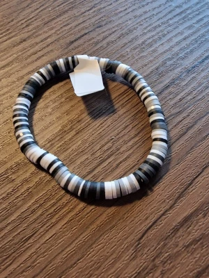 Armband polymerlera - Armband bohemian clay. Stretch armband. Semester stil. Polymerlera. 5,5 cm omfång.