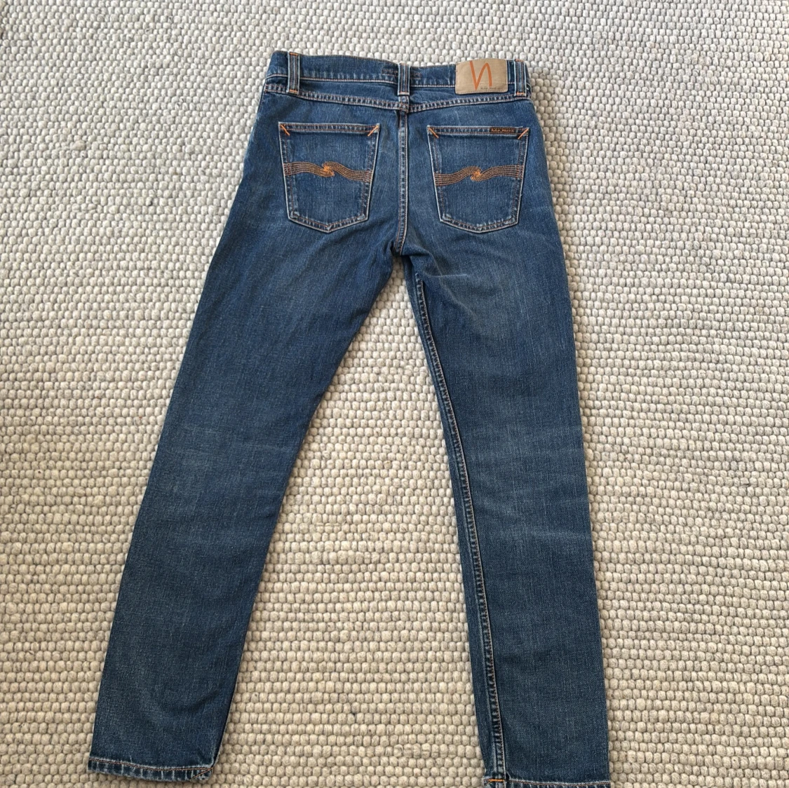 Nudie Jeans Lean Dean blå jeans - 1