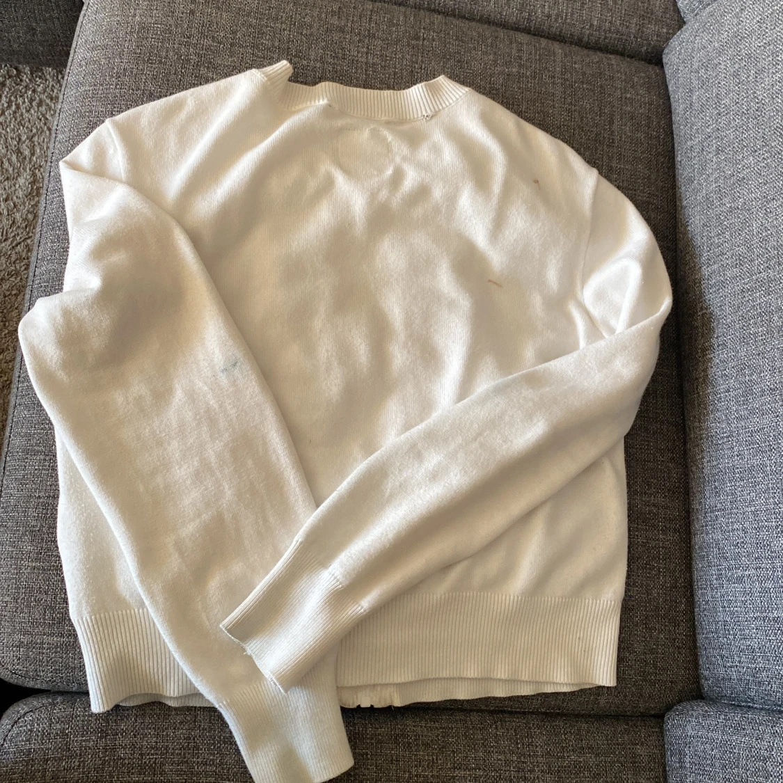 Vit quiltad kofta från Gina Tricot - 1