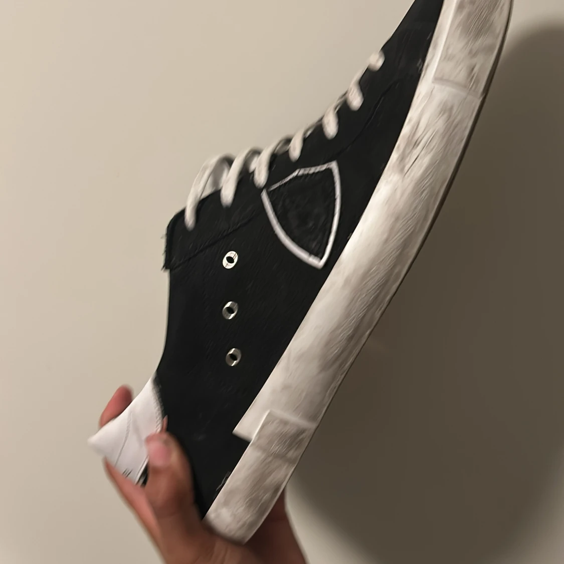 Philippe Model svarta och vita sneakers - 3