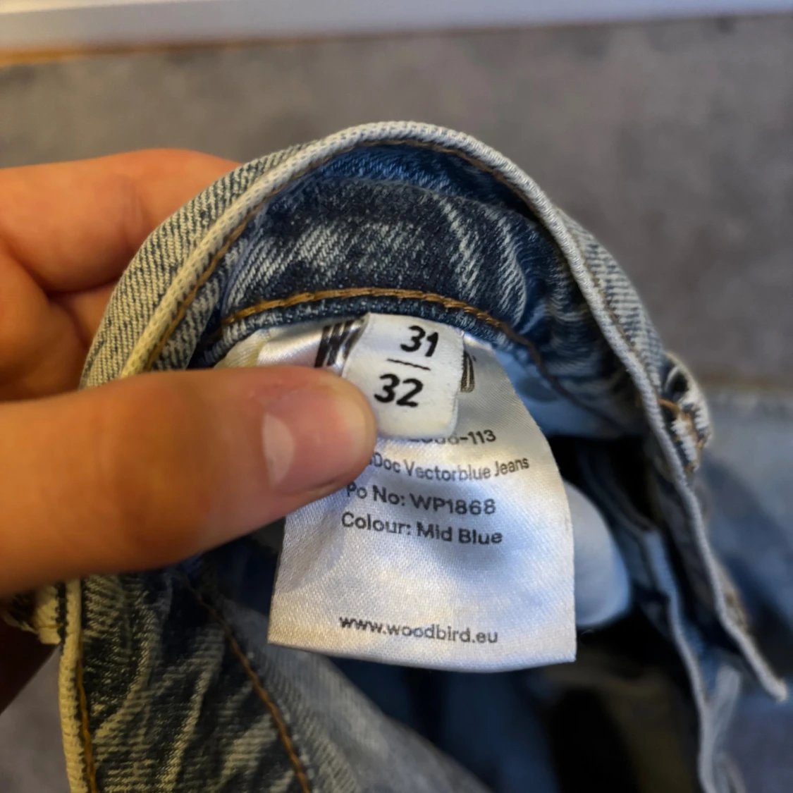 Woodbird ljusblå jeans 31/32 - 2