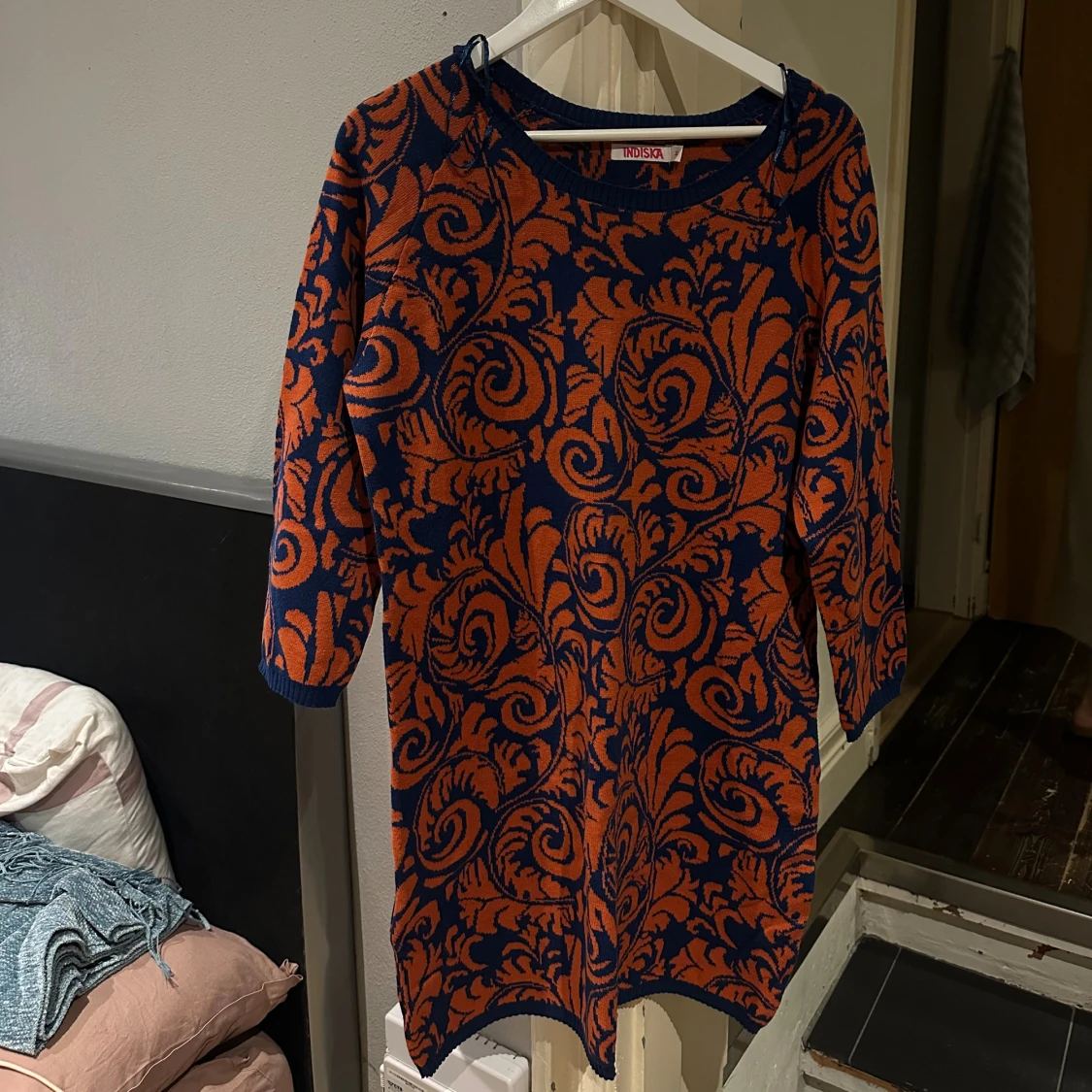 Mönstrad klänning från Indiska - 1