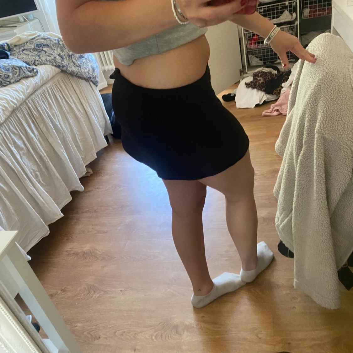 Svart tight minikjol - 1