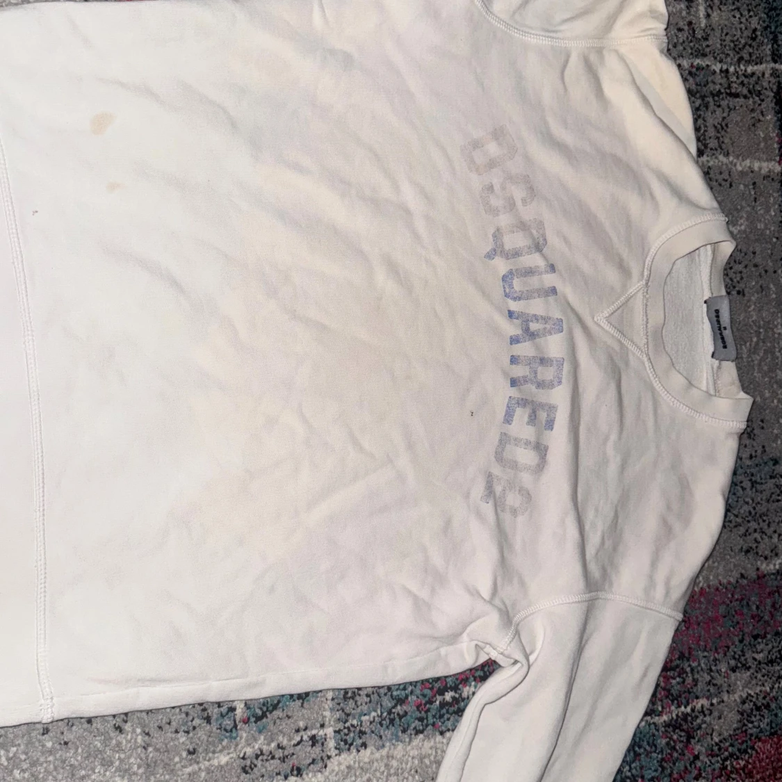 Vit sweatshirt från Dsquared2