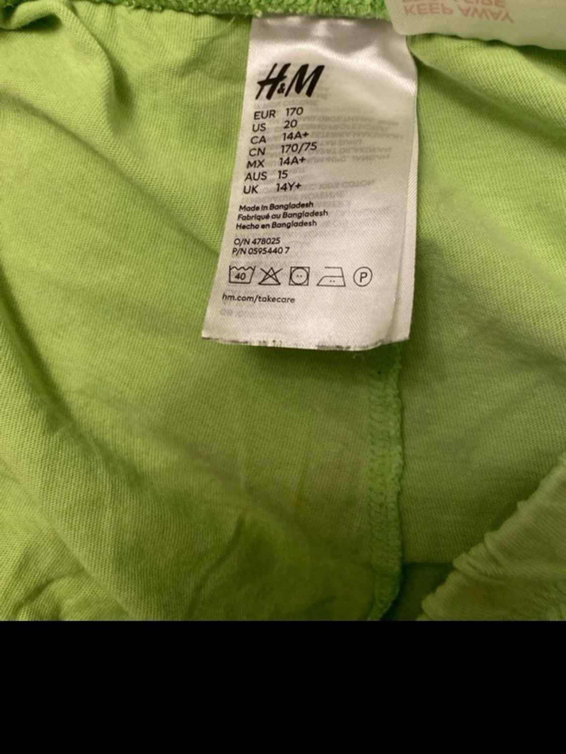 NASA t-shirt från H&M, vit/grön - 2