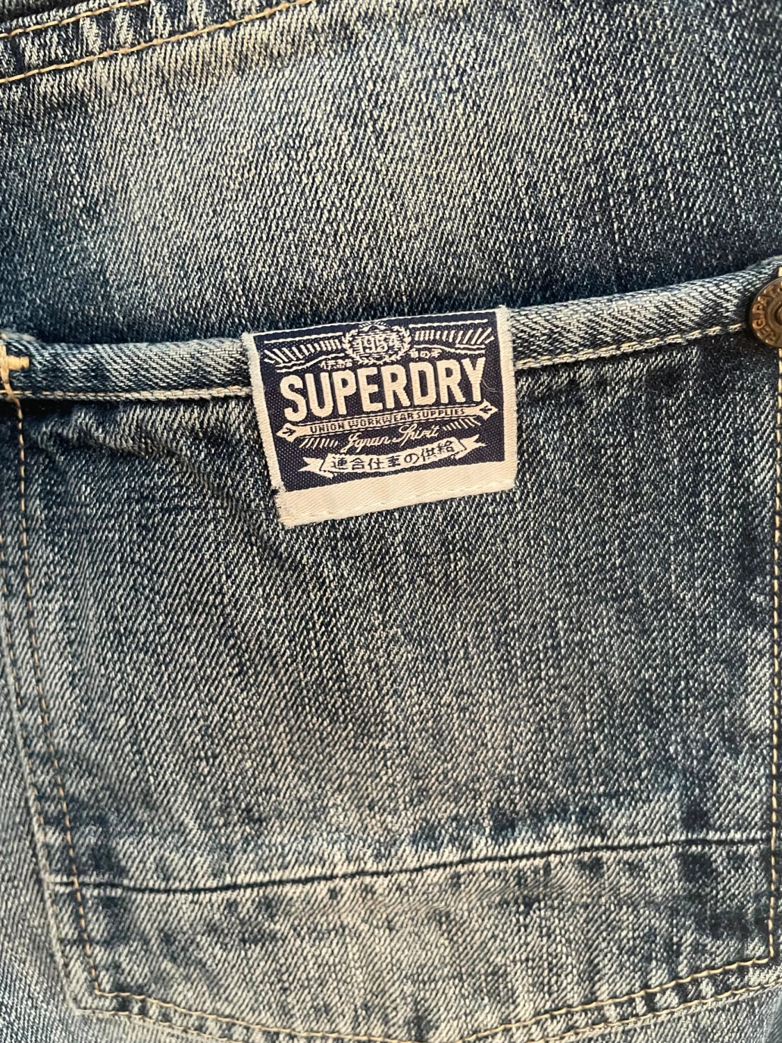 Blå jeans från Superdry modell Dean  - 3