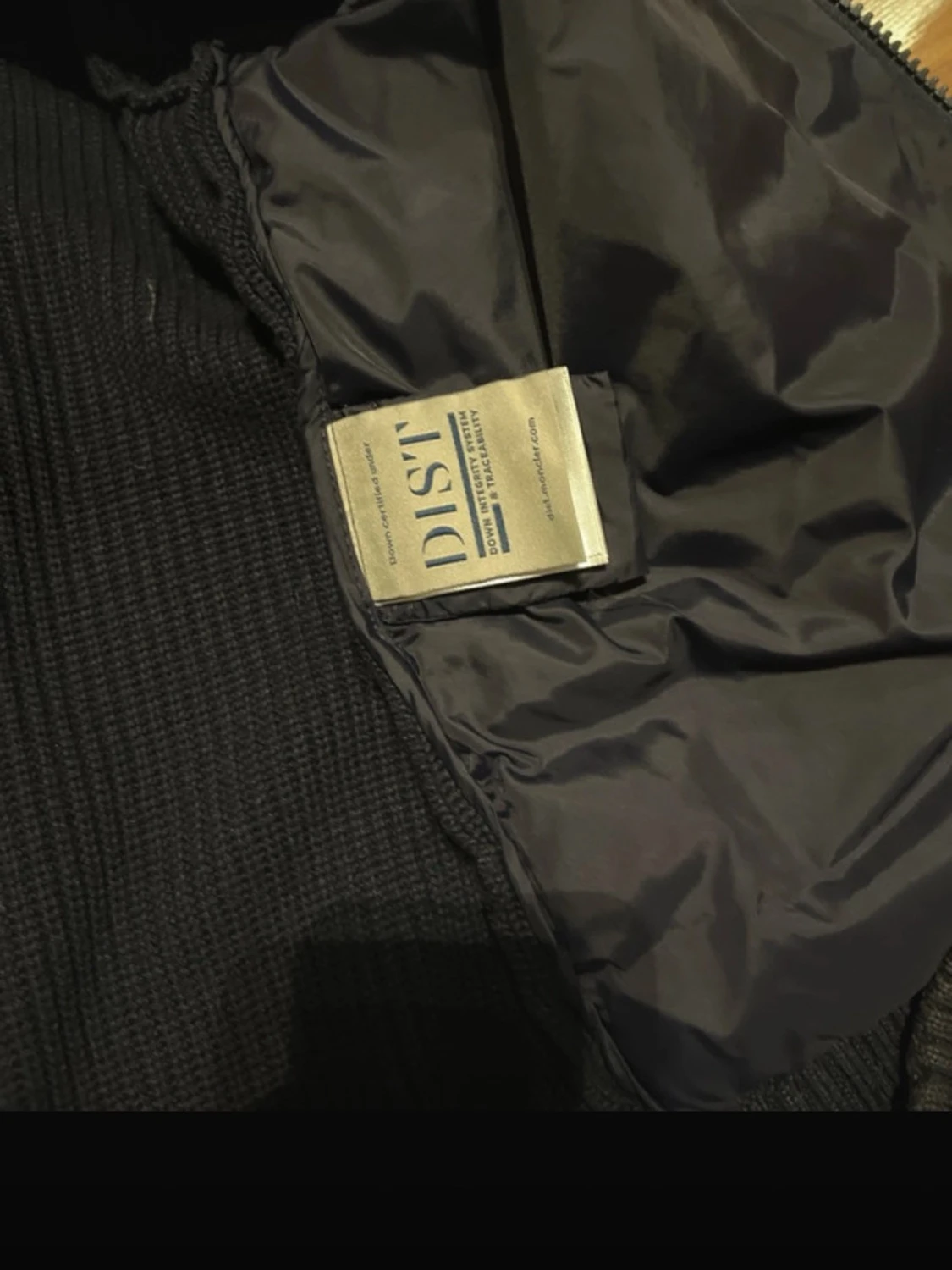 Mörkblå Moncler Cardigan NFC Scan  - 5