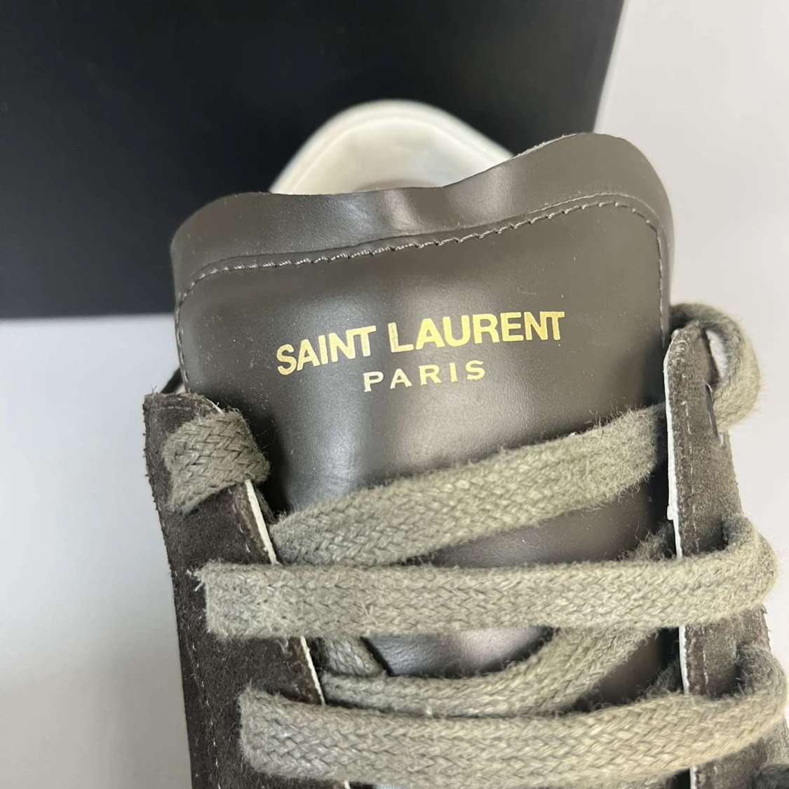 Bruna Saint Laurent sneakers i mocka - 3
