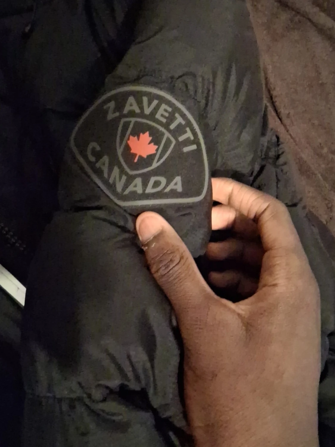 Svart dunjacka från Zavetti - 4