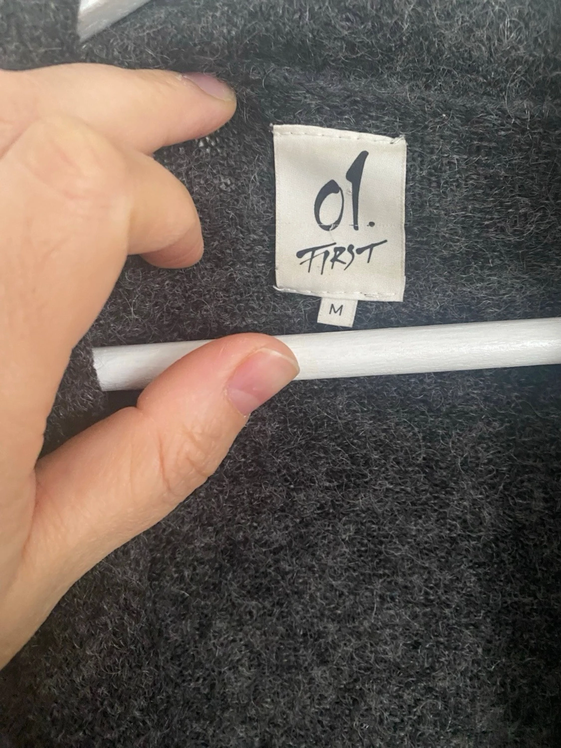 Mörkgrå lång kofta från Ateljé - 2