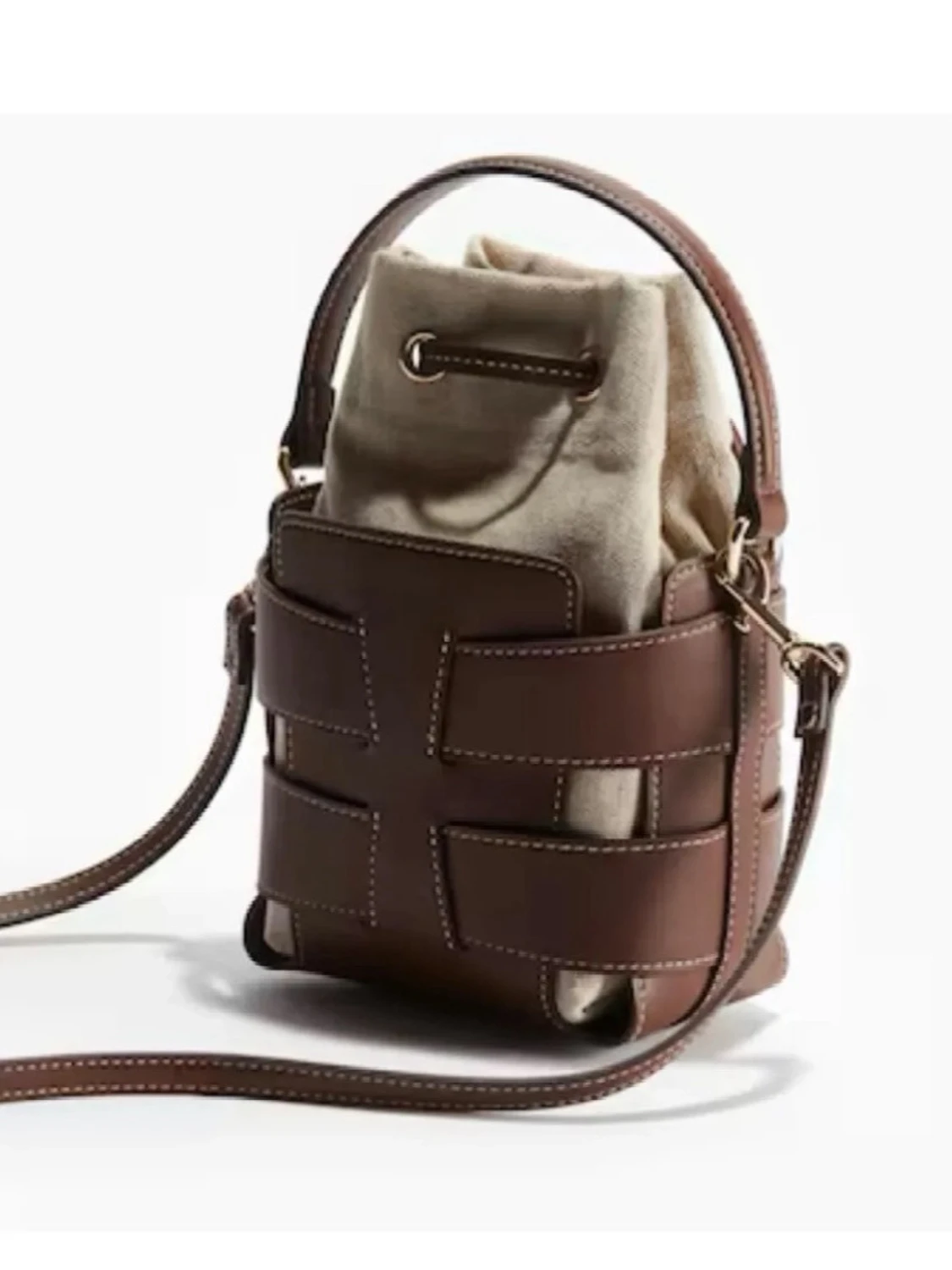 Populär brun bucket bag - 1