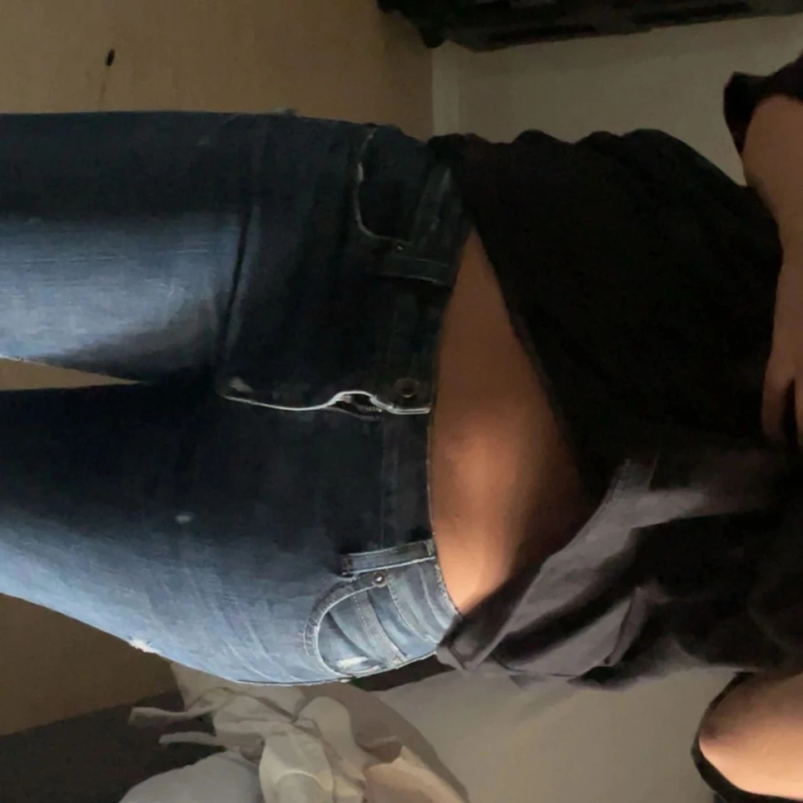 Bootcut jeans i mörkblå från Armani