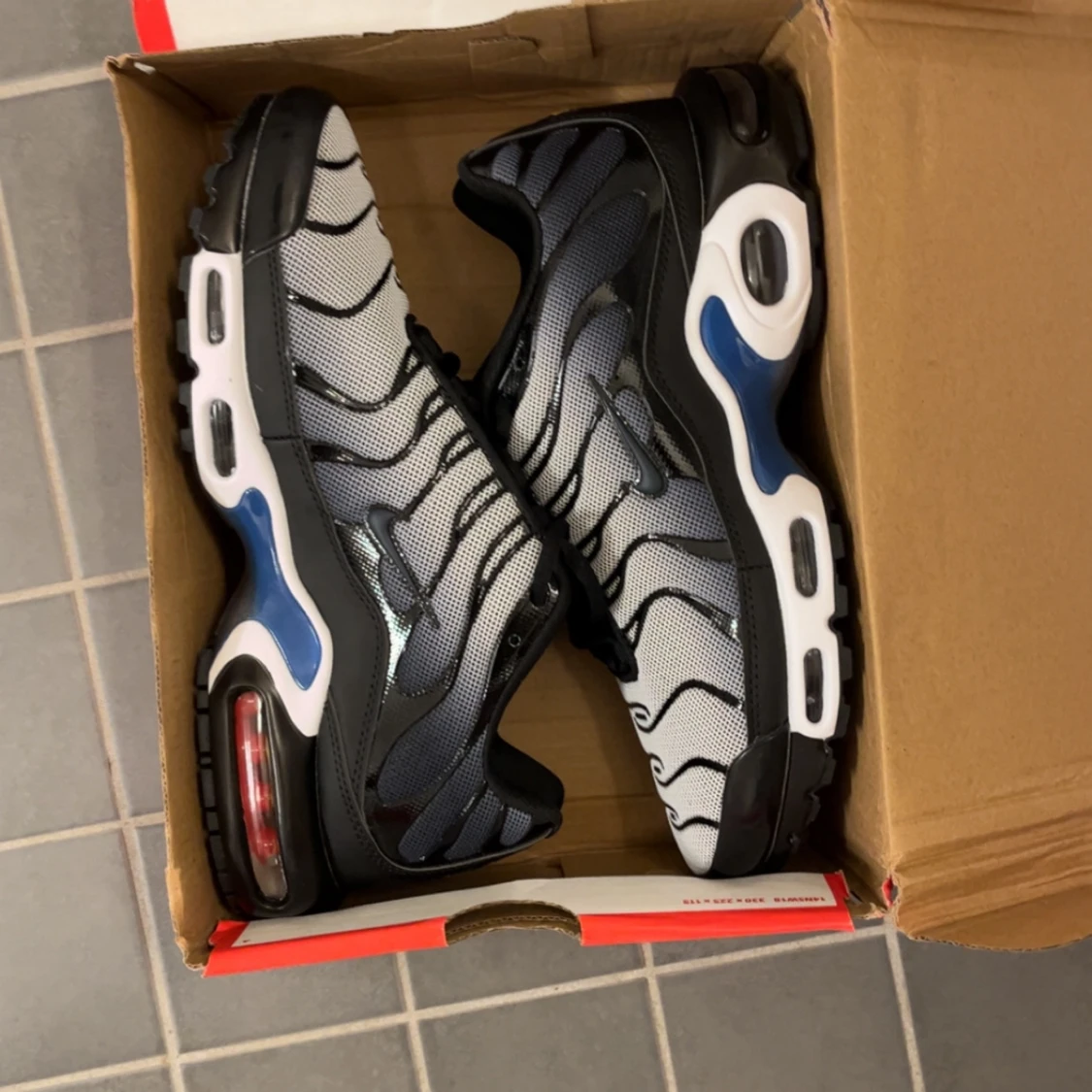 Nike Air Max Plus TN svart/vit/blå