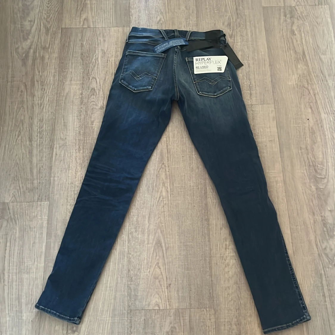 Replay Anbass Hyperflex jeans blå