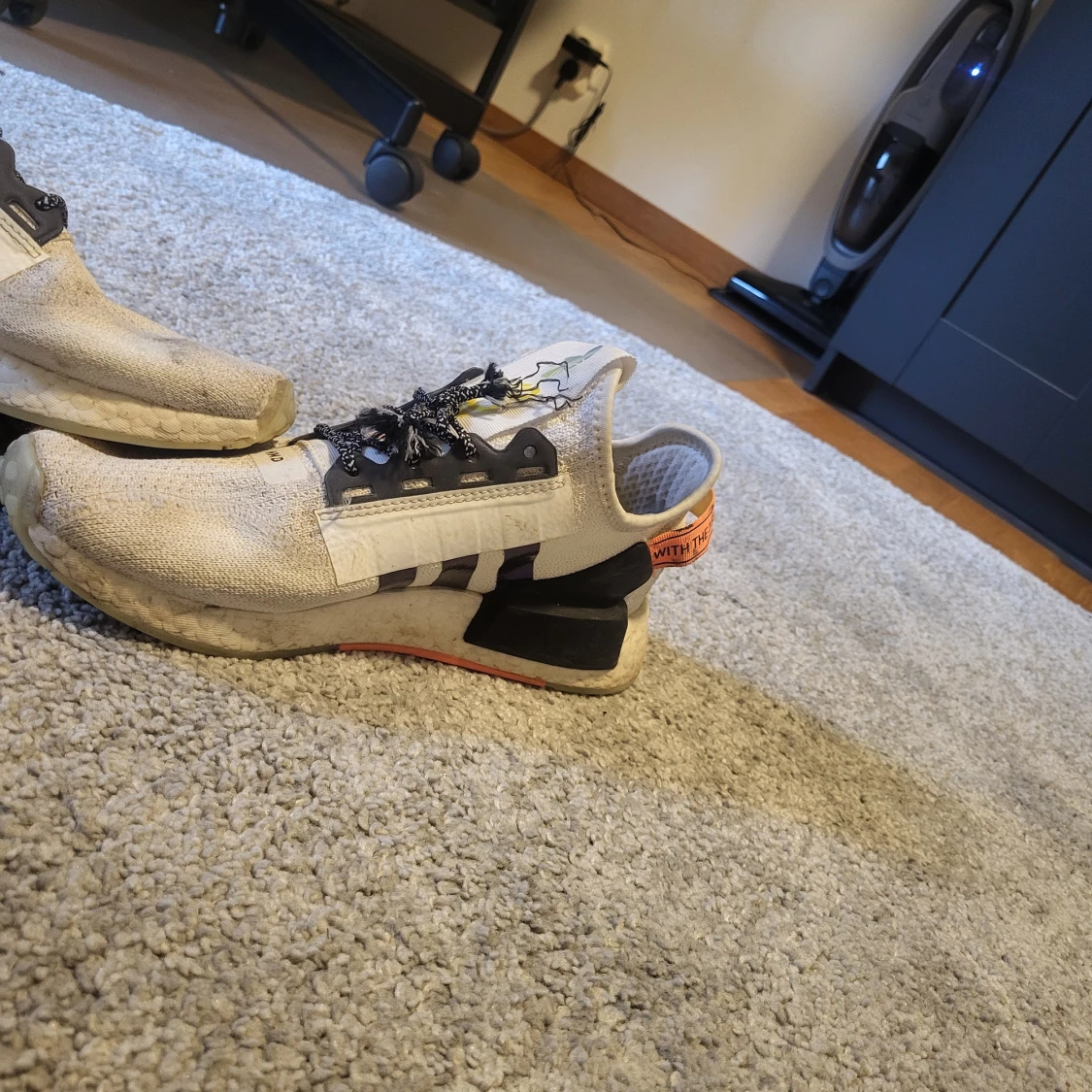 Adidas NMD sneakers vit och orange - 1