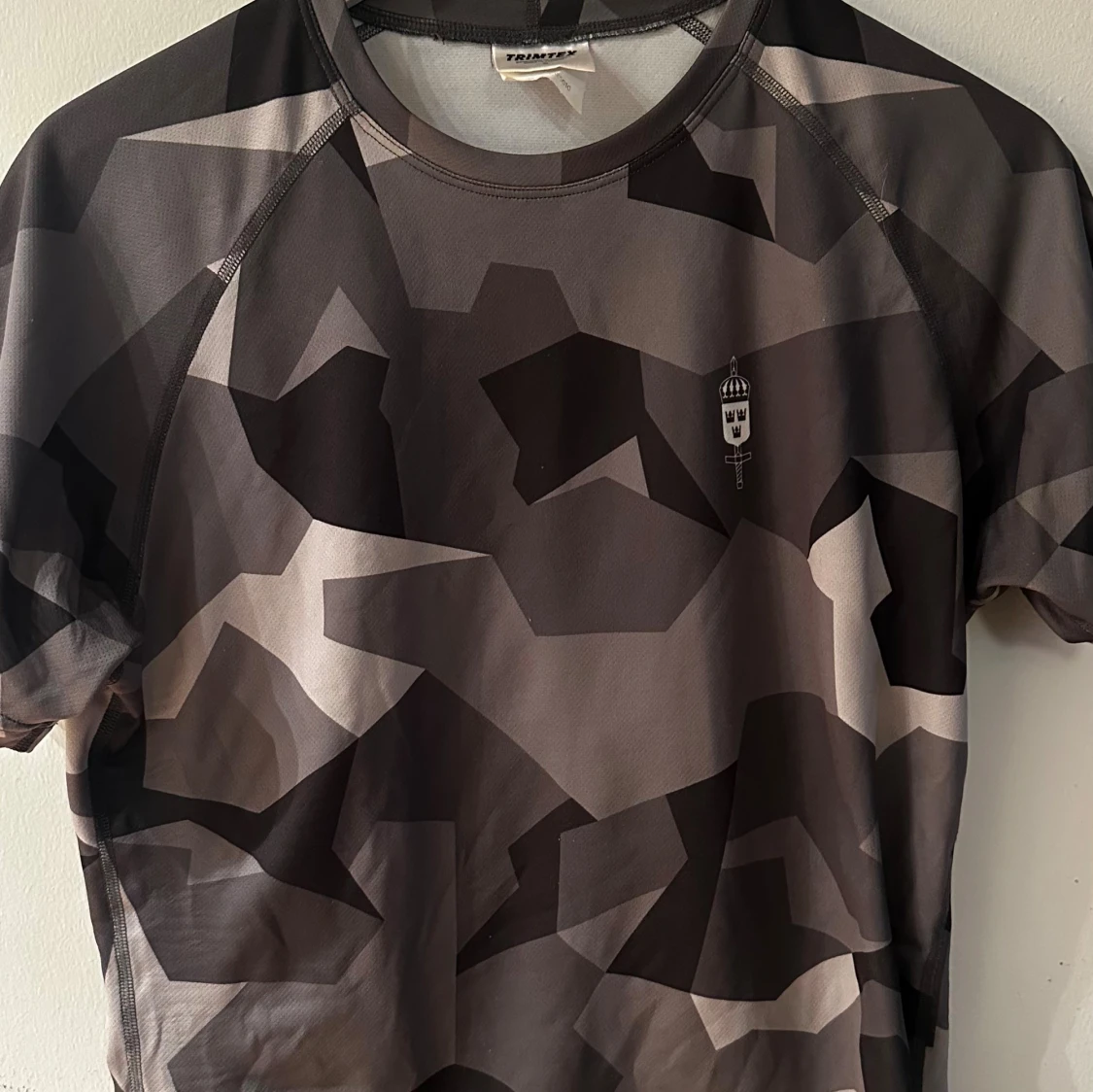 Försvarsmakten Svart/grå vindjacka & T-shirt Trimtex S - 3