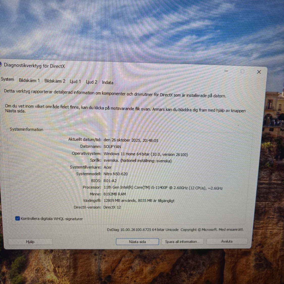 Gamingdator – Acer Nitro N50-620 (i5-11400F / RTX 1650 / 8 GB RAM / 256 GB SSD) - 4