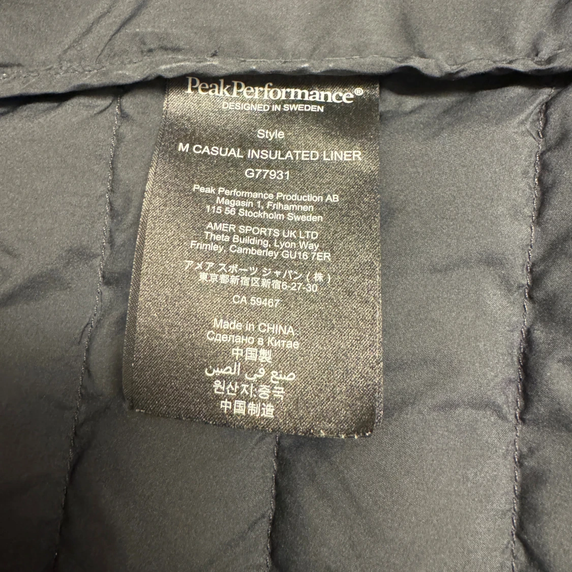 Svart jacka Peak Performance - 3