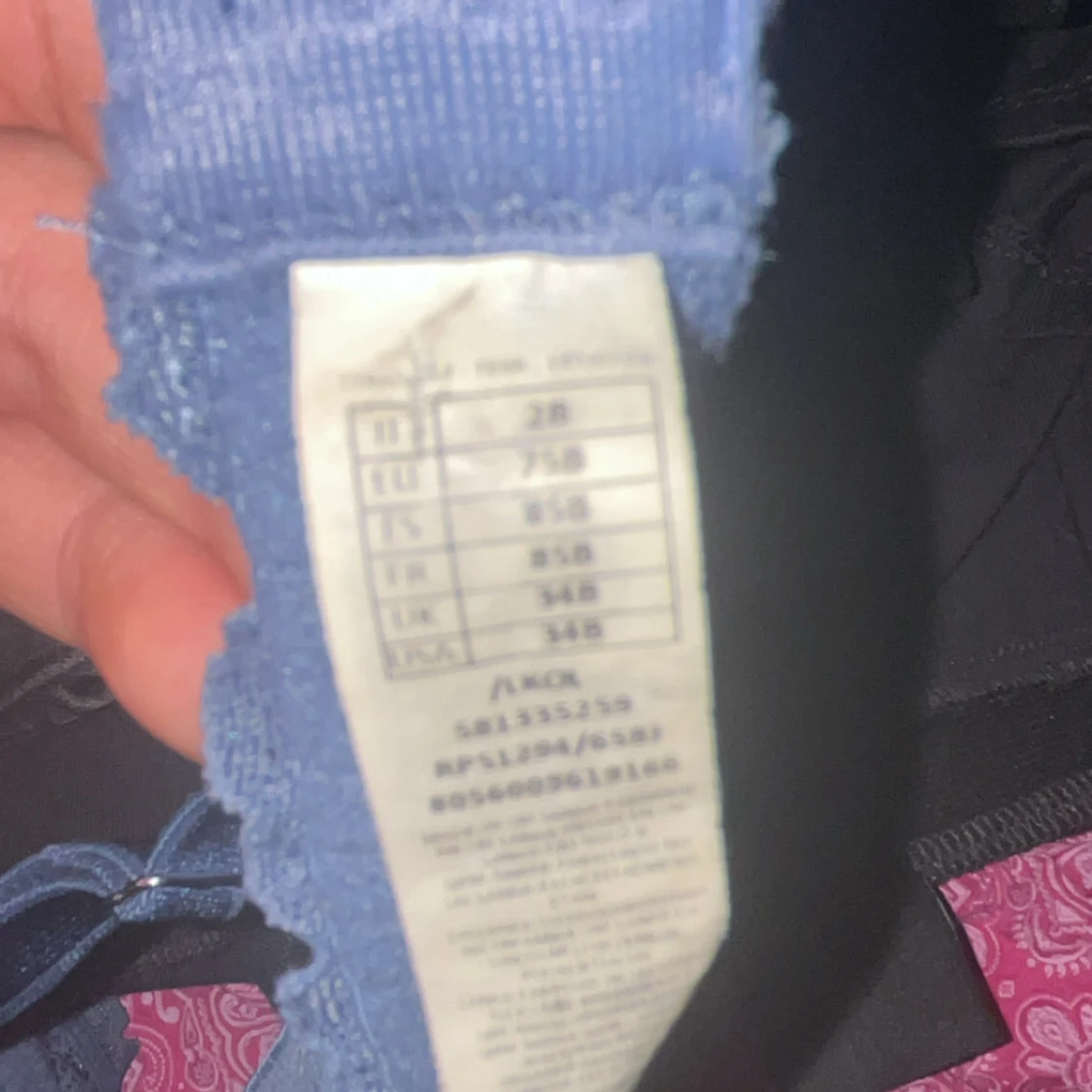 Blå intimissimi bh - 3