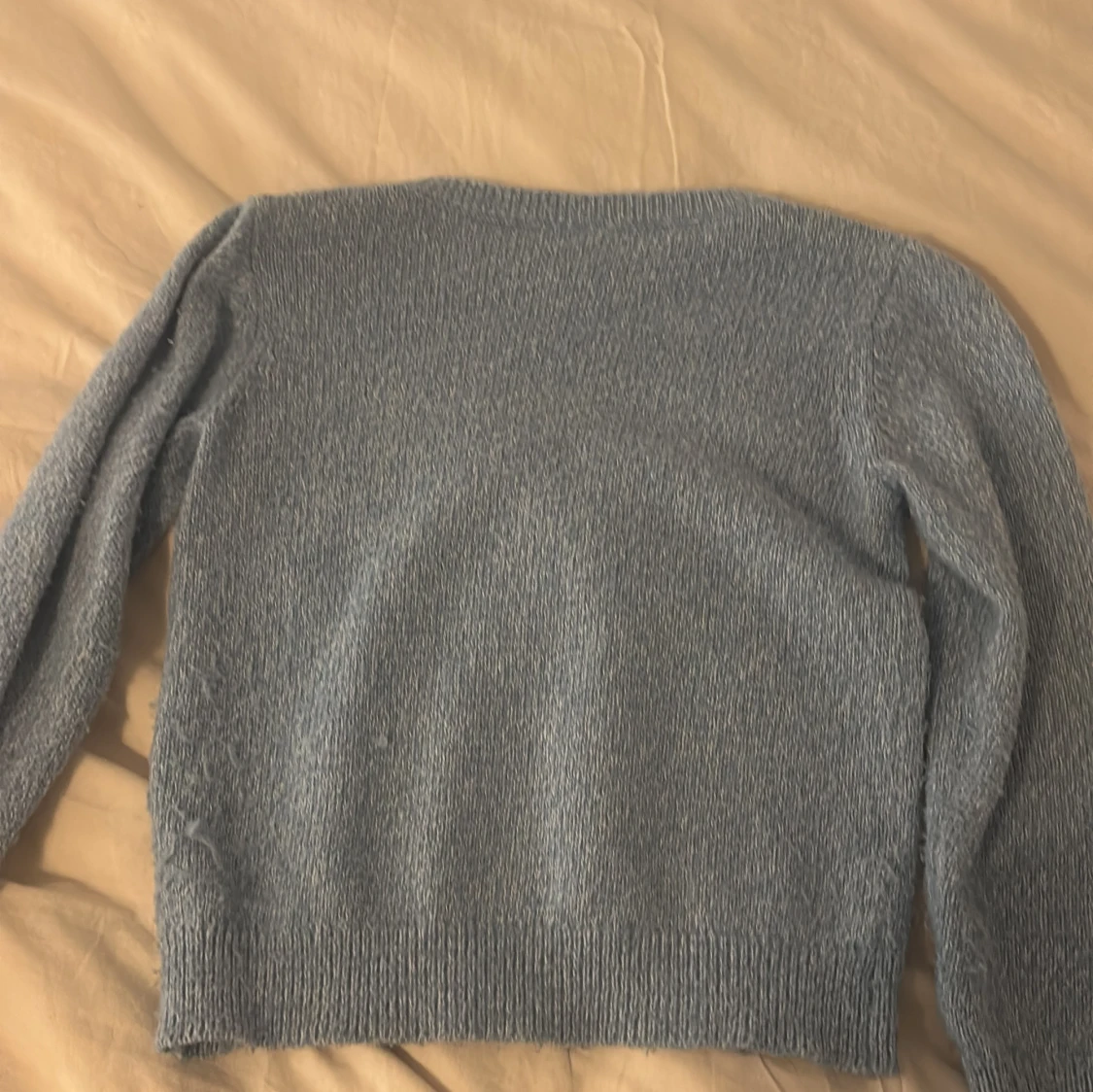 Ljusblå stickad tröja från Name It - 3