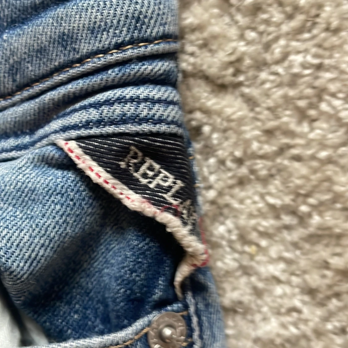 Replay ljusblå jeans straight fit - 3