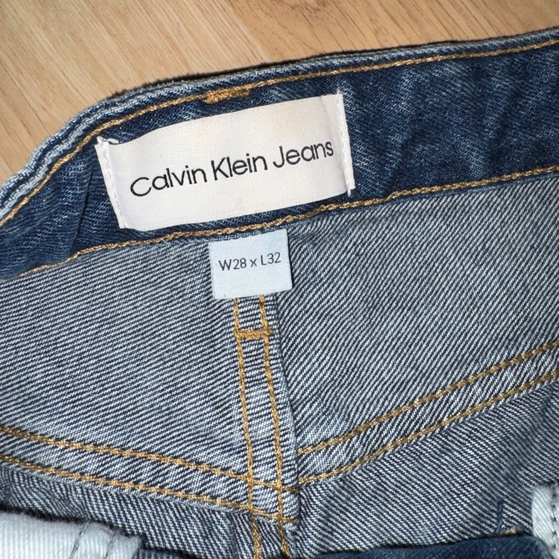 Calvin Klein blå jeans Regular taper  - 4